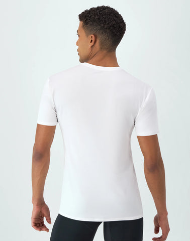 Hanes Moves Ultimate Men's Breathable Mesh Crewneck T-Shirt, X-Temp, White, 3-Pack