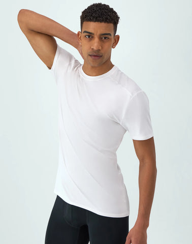 Hanes Moves Ultimate Men's Breathable Mesh Crewneck T-Shirt, X-Temp, White, 3-Pack