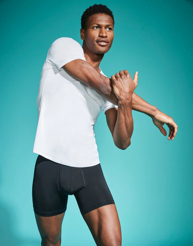 Hanes Moves Ultimate Men's Breathable Mesh Crewneck T-Shirt, X-Temp, White, 3-Pack