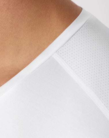 Hanes Moves Ultimate Men's Breathable V-neck T-Shirt, X-Temp, White, 3-Pack