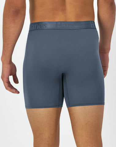 Hanes Originals Ultimate Men's SuperSoft Boxer Brief Underwear, Assorted, 3-Pack