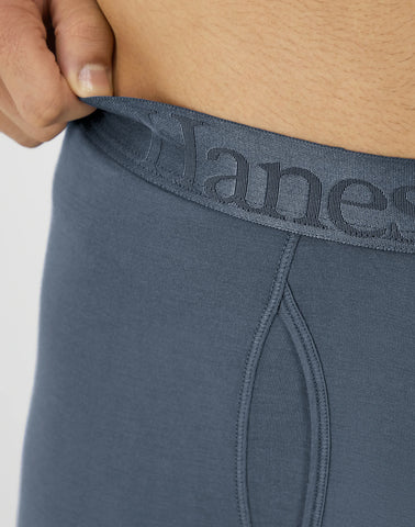 Hanes Originals Ultimate Men's SuperSoft Boxer Brief Underwear, Assorted, 3-Pack