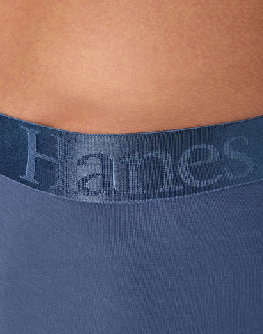 Hanes Originals Ultimate Men's SuperSoft Long Leg Boxer Brief Underwear, Assorted, 3-Pack