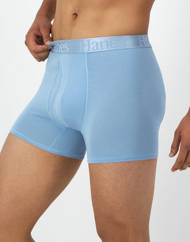 Hanes Originals Ultimate Men's SuperSoft Trunk Underwear, Assorted, 3-Pack