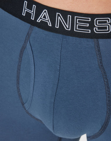 Hanes Ultimate Men's Stretch Boxer Brief Underwear, Moisture Wicking, Assorted, 5-Pack