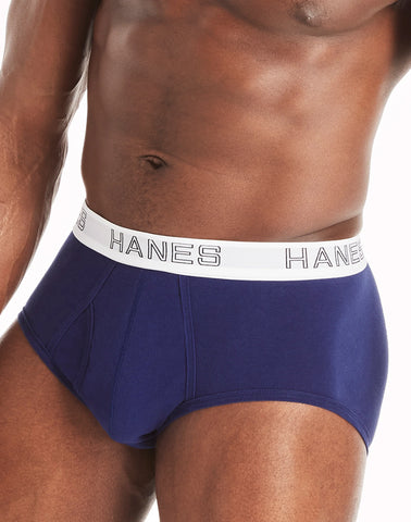 Hanes Ultimate Men’s Stretch Cotton Brief Underwear, Moisture Wicking, 6-Pack