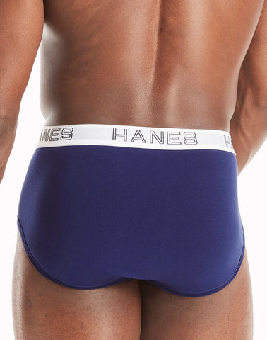 Hanes Ultimate Men’s Stretch Cotton Brief Underwear, Moisture Wicking, 6-Pack