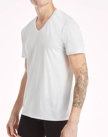 Hanes Ultimate Men's X-Temp V-Neck Undershirt 4-Pack