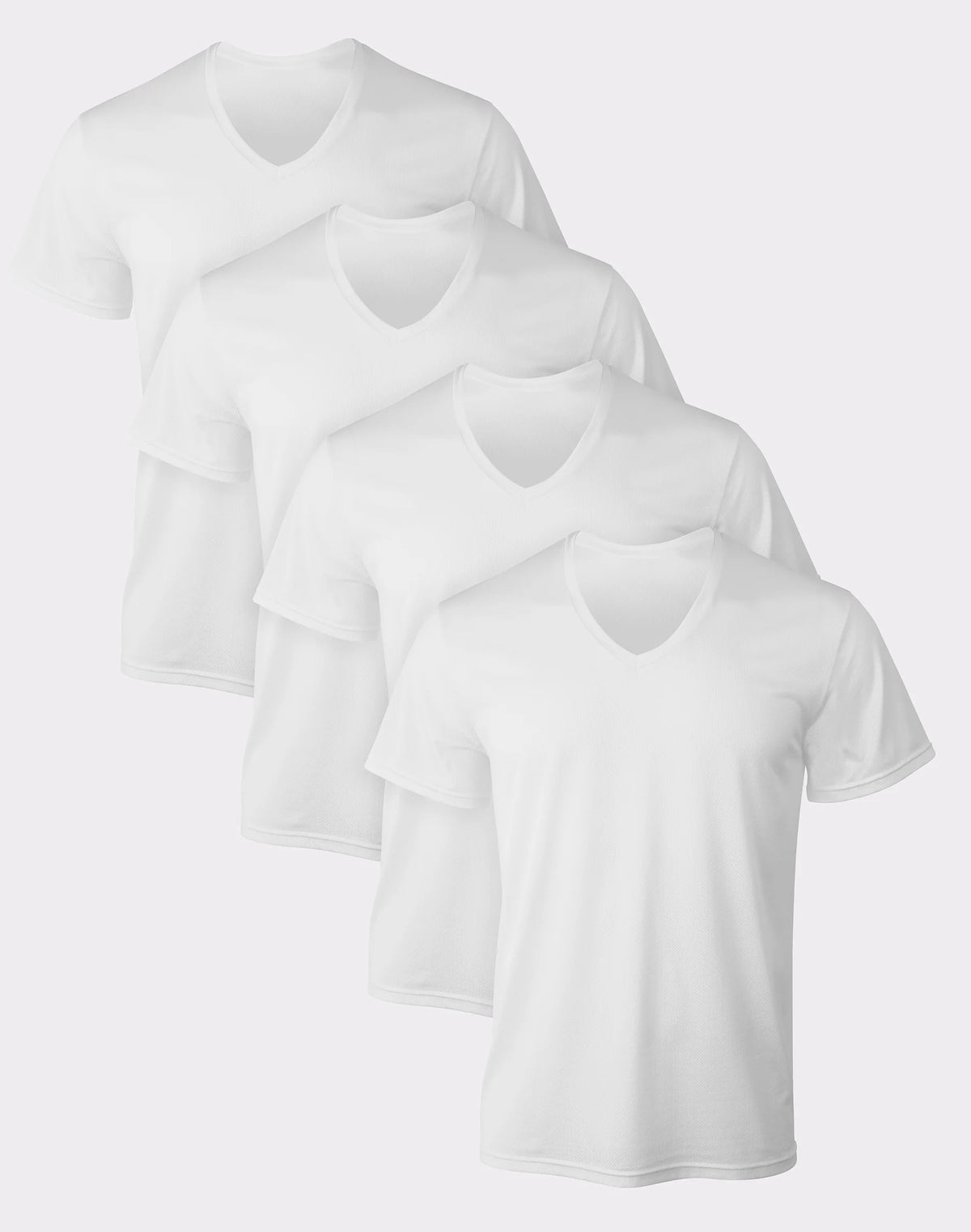 Hanes Ultimate Men's X-Temp V-Neck Undershirt 4-Pack