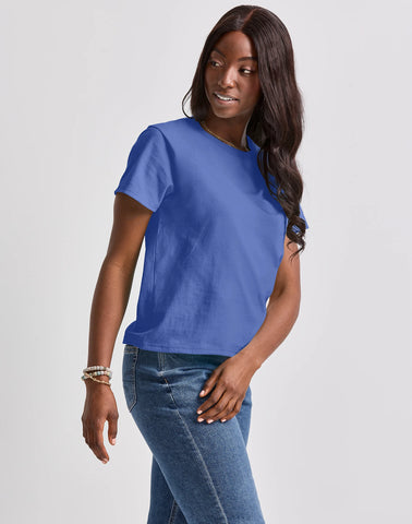 Hanes Essentials Women’s Cotton T-Shirt, Classic Fit