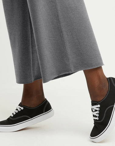 Hanes Originals Women's French Terry Wide Leg Cropped Pants