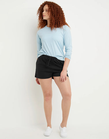 Hanes Originals Women's Cotton Jersey Shorts, 2.5