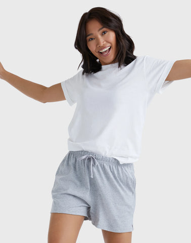 Hanes Originals Women's Cotton Jersey Shorts, 2.5