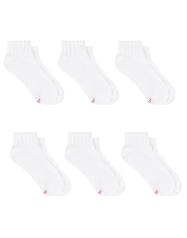 Hanes Women's Performance Ankle Socks, Cushioned, 6-Pairs