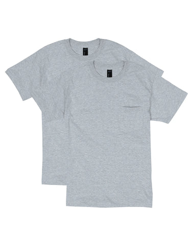 Hanes Beefy-T Unisex Pocket T-Shirt, Value 2-Pack