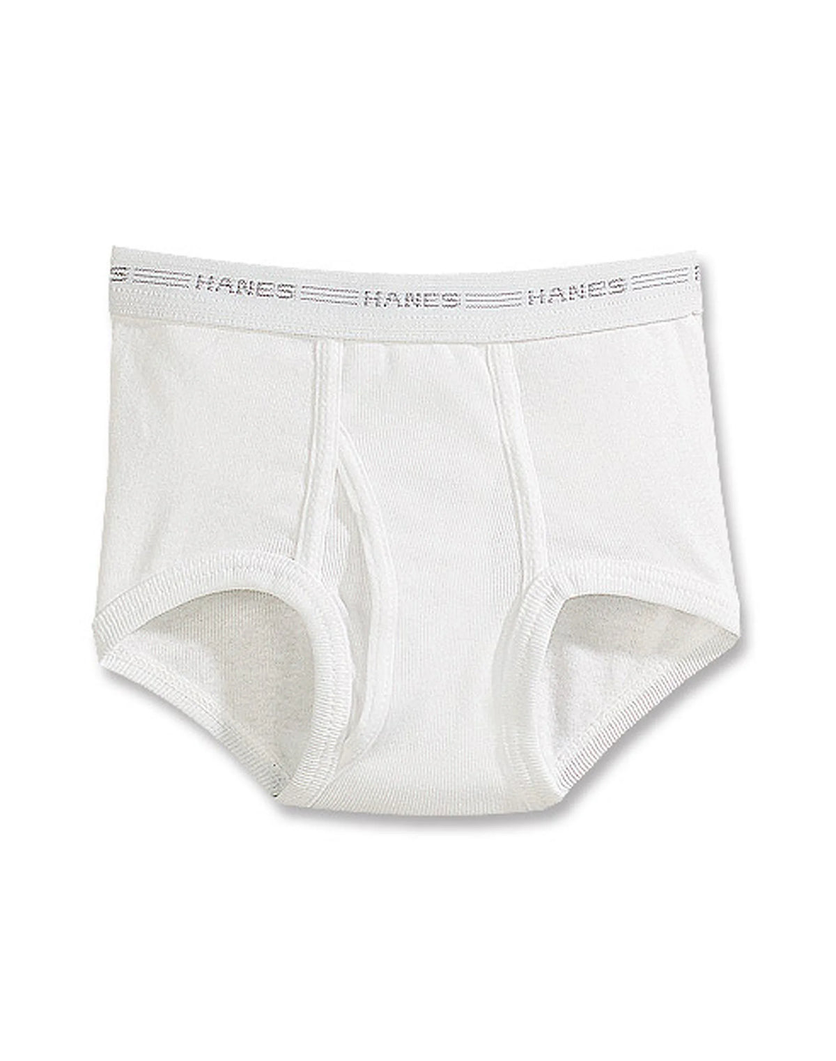 Hanes Boys' White Briefs, Value 6-Pack
